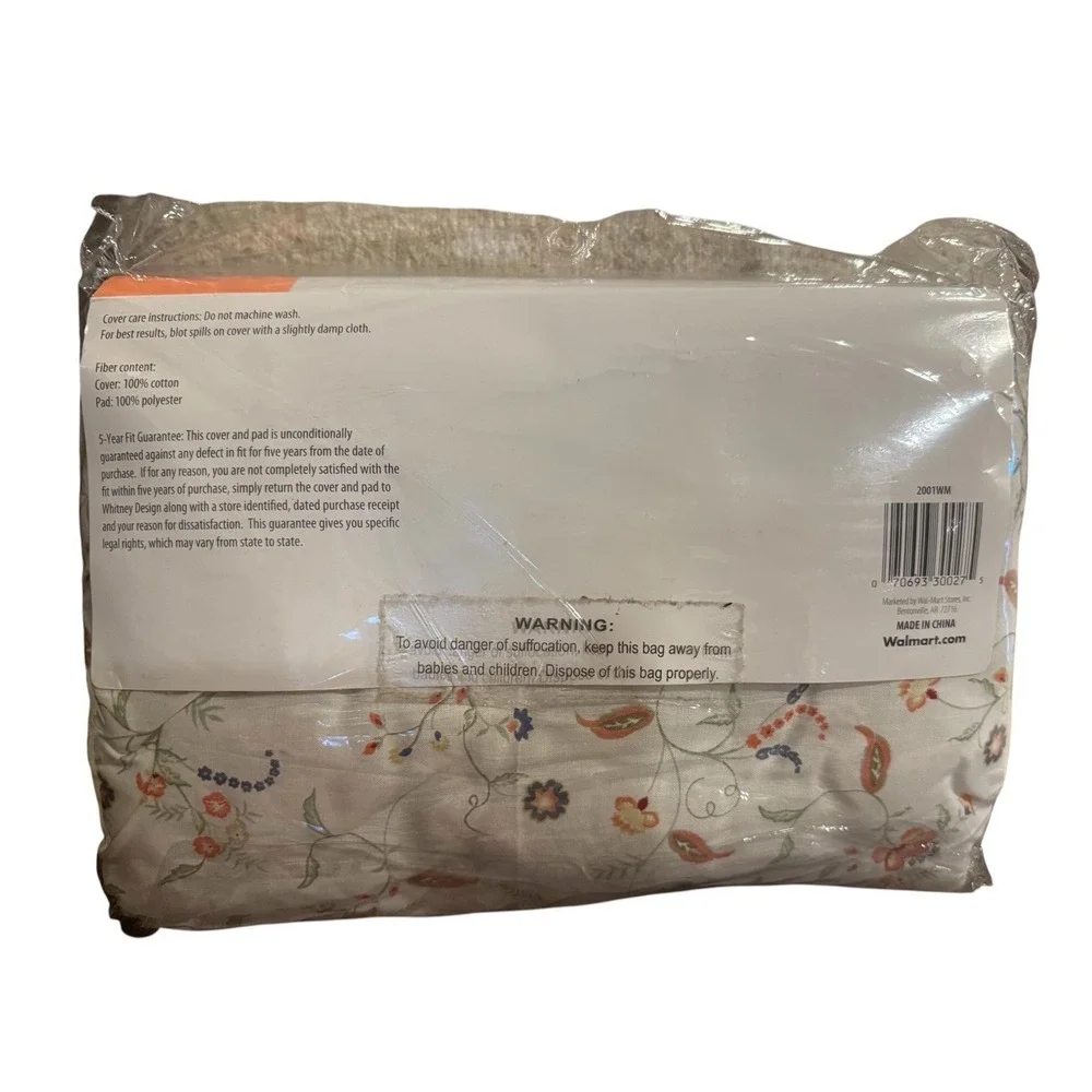 Mainstays Deluxe Ironing Board Cover & Pad Orange Green New In Package